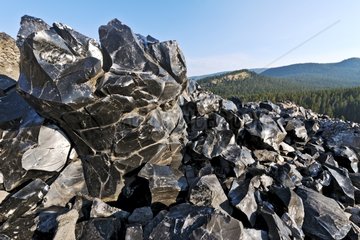 Obsidian - Newberry National Volcanic Monument USA