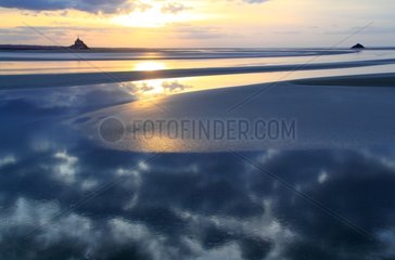 Mont-Saint-Michel and Island Tombelaine - Normandy France