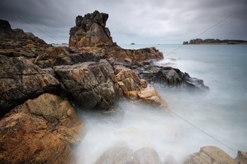 Rocks Plougrescant - Brittany France