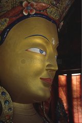 Maitreyas Kopf im Thikse Ladakh India -Kloster