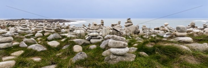 Kerns pebbles on Île-Grande - Brittany France