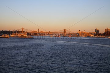 View of the brooklyn bridge New York