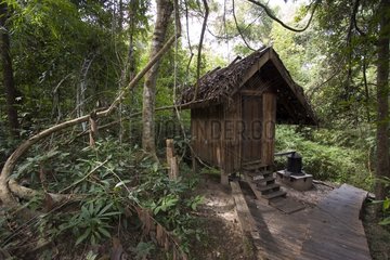 Hütte Sauna im Wald in Laos