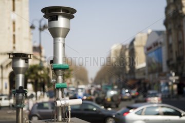 Automatic sensors pollution Paris France
