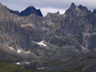 Mountains in the PT Tombstone Yukon Canada