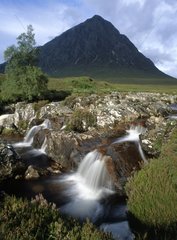 Buachaille Etive Mor and Coupall River Highlands Scotland