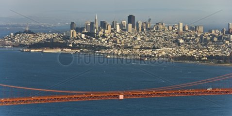 Die Golden Gate Bridge in San Francisco California USA