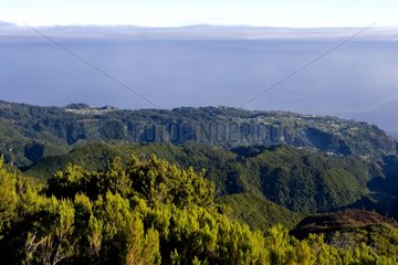 Landscape at the north of Madeira Island Portugal