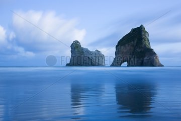 Archway Islands at dawn South Island New Zealand