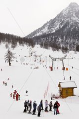 Sation de ski de Montgenèvre Hautes Alpes France