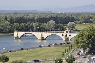 Rhonebrücke in Avignon Vaucluse