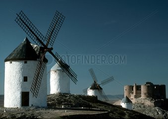 Windmills in Consuegra La Mancha Spain