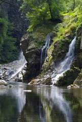 Jaujac waterfall Ardèche France