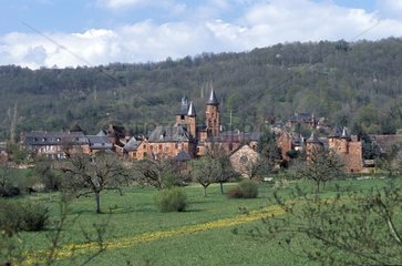 Dorf Collonges la Rouge in Corrèze Frankreich