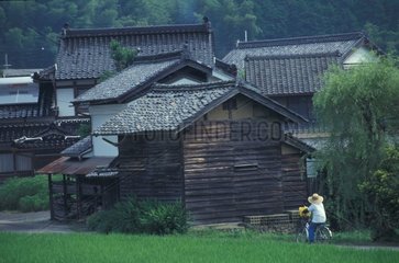Village à l'Ouest de Honshu Japon