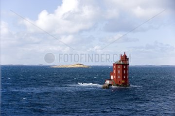 Marine -Leuchtturm von Kjeungskjaer KÃ¼ste von Norwegen