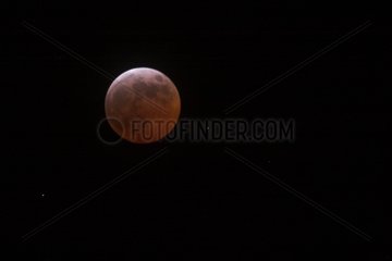 Lunar eclipse Calvados France