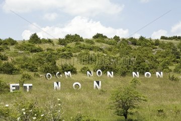 Protestation against GMO Ardèche France