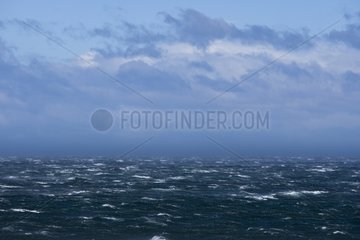 Storm in the Magellan Strait Chilean Patagonia