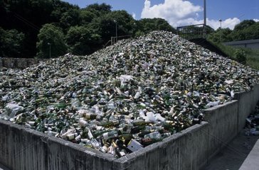 Glasspeicherung für Montbeliard zweifelt Frankreich Recycling