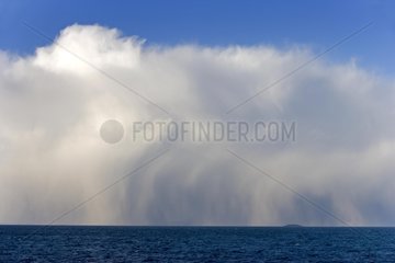 Clouds on North Sea Norway