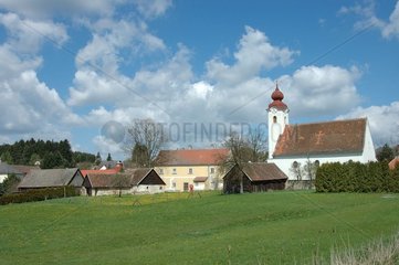 Austrian church at the border of the Czech Republic