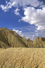 Desert Bardenas Reales Navarre in Spain