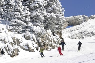 Trip Skifahren auf den Recors Corrrençon Tracks
