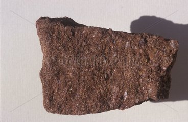 Grobroter Sandstein des durchschnittlichen Trias aus Ségure