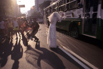 Banda de Ipanema  Rio de Janeiro  Brazil. Gays have fun and enjoy street Carnival.