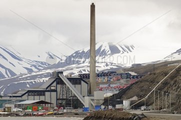 Mining industry Longyearbyen Spitsbergen