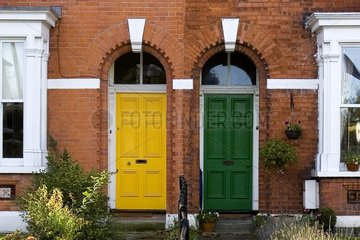 Irische Häuser Dublin Irland