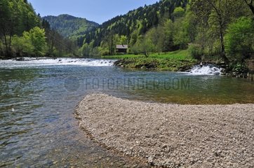 Zweifel River in oberen Zweifel nach Goumois Frontier Switzerland