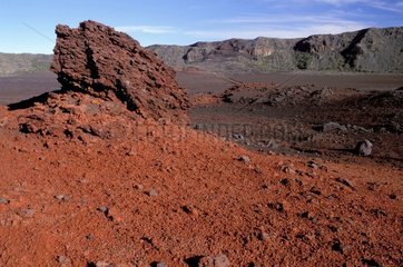 Plain of sands on a volcano of the Réunion