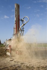 During drilling of a well