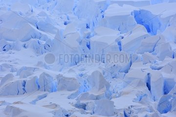 Detail of a glacier in Antarctica