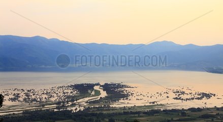 Strimonas delta in Kerkini lake Greece