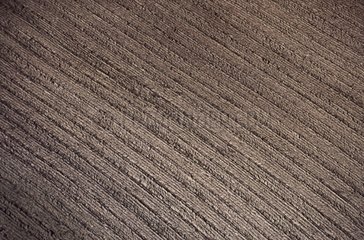 Air shot of a ploughed field