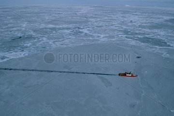 Eisbrecher-Astrolabe überquert die Pack-Antarktis