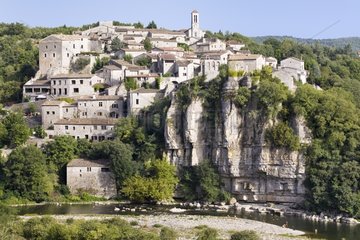 The classified village Balazuc at the edge of Ardèche France