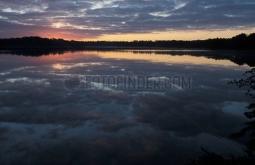 Twilight on a lake PNR Of the Moors De Gascogne [AT]