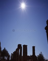 Partial phase Total solar eclipse Ancient city Turkey