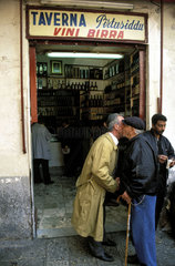 Palermo  a taberna close to the Vucciria market
