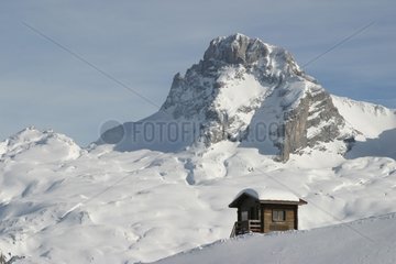 Chalet en hiver au Chinaillon le Grand Bornand Haute Savoie