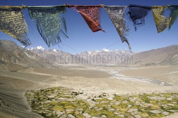 Blick auf das Kloster Thongde Zanskar India