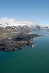 SVALBARD NORWAY At 78 degrees latitude  Svea is the world___s northernmost coalmine and the only one in Scandinavia. Located 1 000 kilometers from the North Pole  on Svalbard  the Norwegian archipelago in the Arctic Ocean  Svea  has  in its 92-year histor