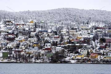 KÃ¼stendorf im Winter Norwegen