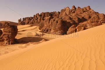 Paysage du Hoggar Désert du Sahara Algérie