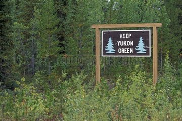 Panel of protection of the forests of Yukon Canada