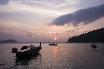 Sunset at Ko Tarutao Maritim NP Thailand
